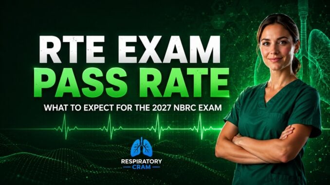 RTE exam pass rate — what to expect for the 2027 NBRC exam